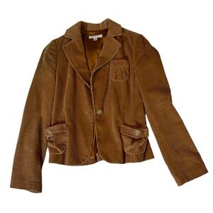 Banana Republic Tan Corduroy Blazer - Size 8 (Camel)
